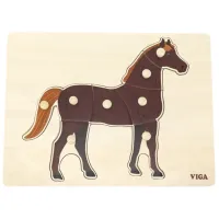 Puzzle VIGA Cal 1.5+/ Numărul de piese: 8