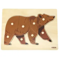 Puzzle VIGA Urs 1.5+/ Numărul de piese: 8
