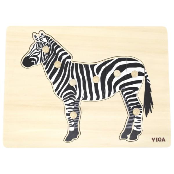 Puzzle VIGA Зебра 1.5+/ Количество деталей: 8 photo 1