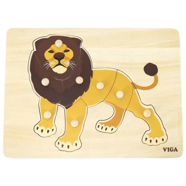 Puzzle VIGA Лев 1.5+/ Количество деталей: 8 photo 1