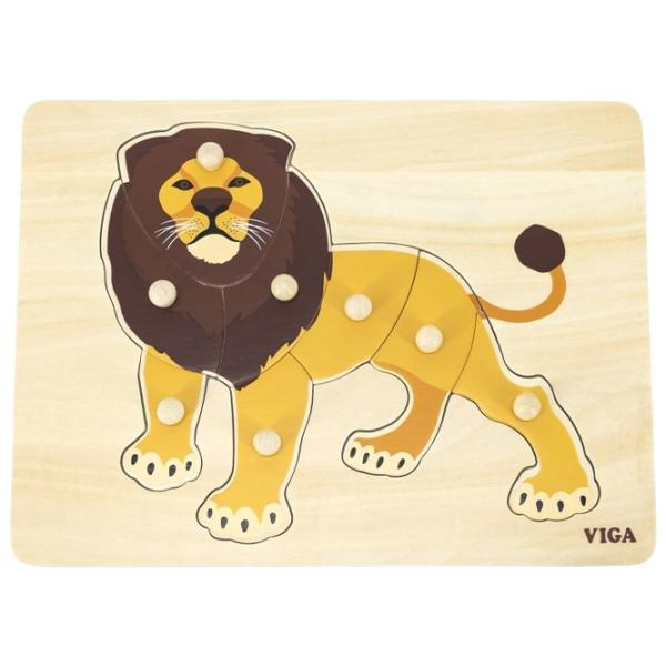 Puzzle VIGA Лев 1.5+/ Количество деталей: 8 photo 1