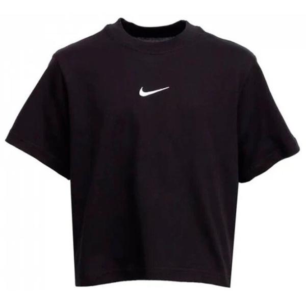 Футболка для девочек Nike G Nsw Tee Essntl Ss Boxy  / Черный photo 1 Футболка для девочек Nike G Nsw Tee Essntl Ss Boxy  / Черный photo 1
