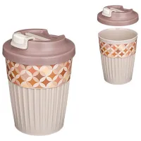 Cană termo Bytplast Phibo Geometrie Beige 0.35l