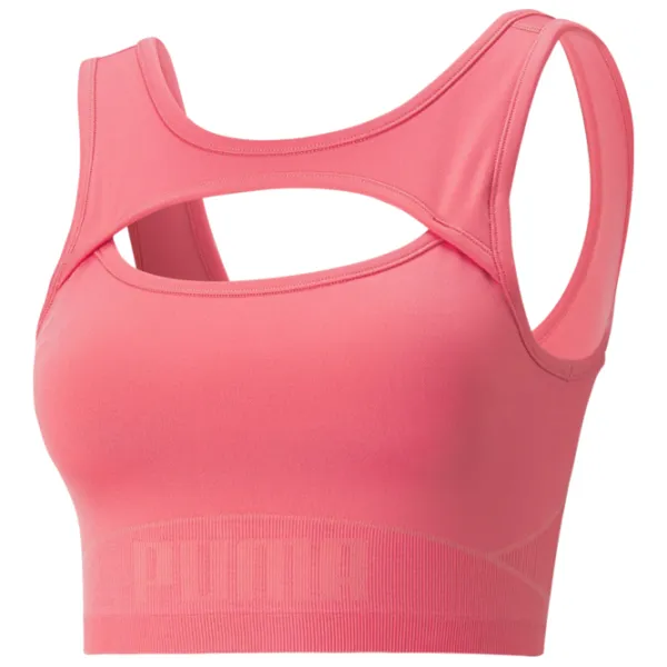Bustieră pentru femei Puma Formknit Seamless Fashion Pink photo 1 Bustieră pentru femei Puma Formknit Seamless Fashion Pink photo 1