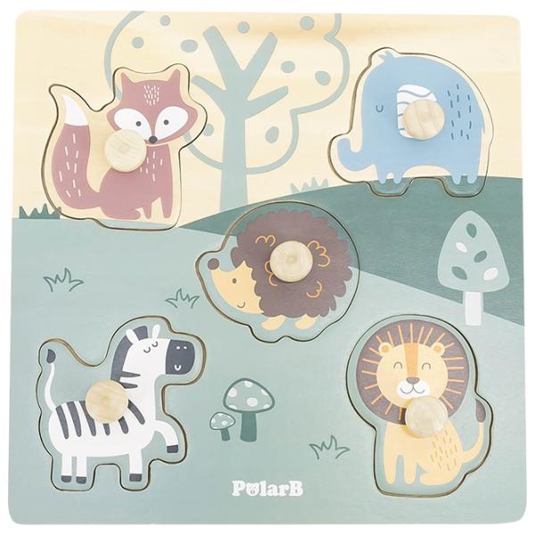 Puzzle PolarB by VIGA Дикие животные 1.5+/ Количество деталей: 5 photo 1 Puzzle PolarB by VIGA Дикие животные 1.5+/ Количество деталей: 5 photo 1