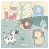 Puzzle PolarB by VIGA Дикие животные 1.5+/ Количество деталей: 5