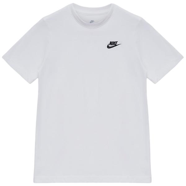 Футболка для девочек Nike G Nsw Tee Club Ss Boy  / Белый photo 1 Футболка для девочек Nike G Nsw Tee Club Ss Boy  / Белый photo 1