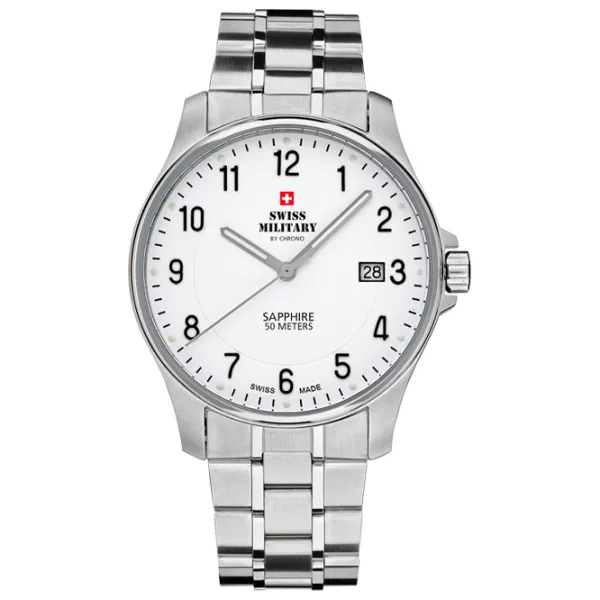 Ceas de mână pentru bărbați Swiss Military SM30137.02 Cuarț/ 39 mm photo 1 Ceas de mână pentru bărbați Swiss Military SM30137.02 Cuarț/ 39 mm photo 1