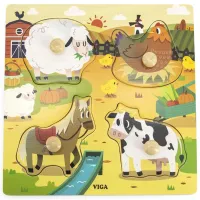 Puzzle VIGA Ferma 1+/ Numărul de piese: 4
