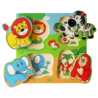 Puzzle VIGA Animale sălbatice 1+/ Numărul de piese: 4