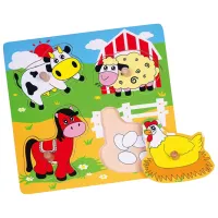 Puzzle VIGA Locuitorii fermei 1+/ Numărul de piese: 4