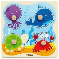 Puzzle VIGA Locuitorii maritimi 1.5+/ Numărul de piese: 4