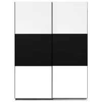 Dulap Coupe Fabrik Home Top line 160 x 60 x 216 / PAL / Frasin alb