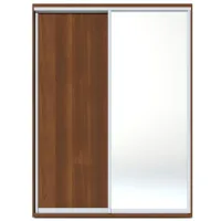 Шкаф Купе Fabrik Home 10926132 160 x 60см x 216 / ЛДСП / Орех Тёмный