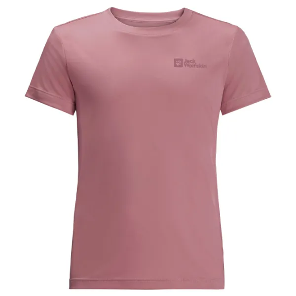 Tricou pentru fete Jack Wolfskin Active Solid T K 147 - 152 cm / Mauve photo 1 Tricou pentru fete Jack Wolfskin Active Solid T K 147 - 152 cm / Mauve photo 1