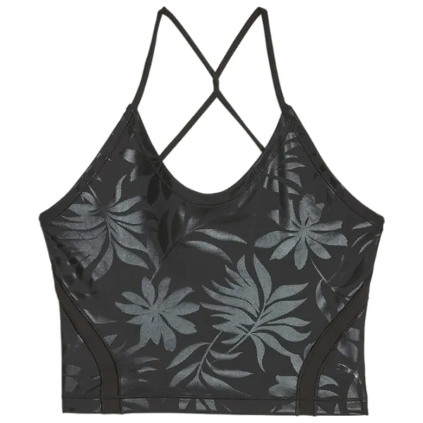 Bustieră pentru femei Puma Studio Ultrabare Aop Crop Top Black photo 1 Bustieră pentru femei Puma Studio Ultrabare Aop Crop Top Black photo 1