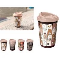 Cană termo Bytplast Phibo Cu desen Brown 0.4l