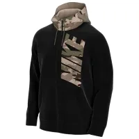 Толстовка для мужчин Nike Camo Training Прямой/ Черный