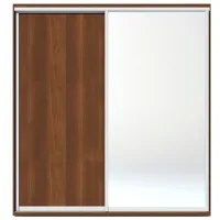 Шкаф Купе Fabrik Home 10926162 200 x 60см x 216 / ЛДСП / Орех Тёмный