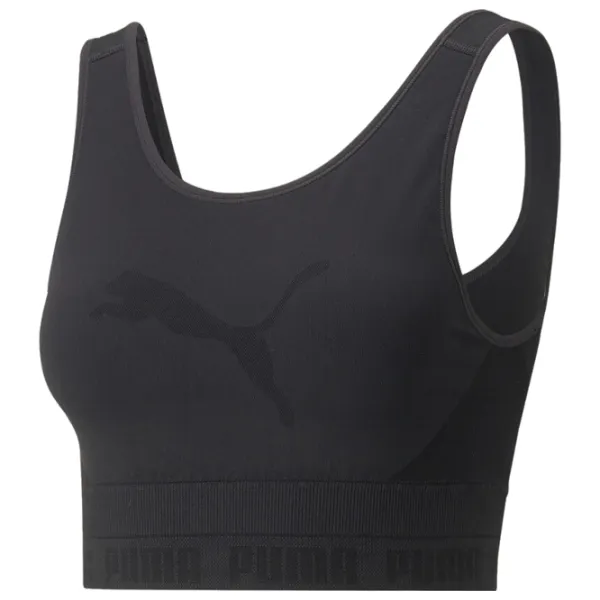 Топ для женщин Puma Evoknit Crop Top Черный photo 1