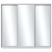 Dulap Coupe Fabrik Home 10926203 240 x 60 x 216 / PAL / Frasin alb