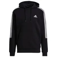 Hanorac pentru bărbați Adidas Fleece Cut 3 Stripes Drept/ Black