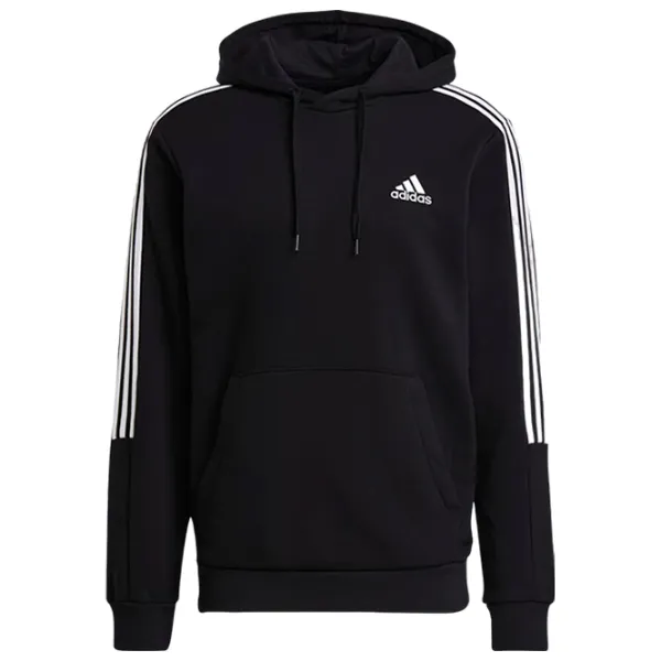 Hanorac pentru bărbați Adidas Fleece Cut 3 Stripes Drept/ Black photo 1