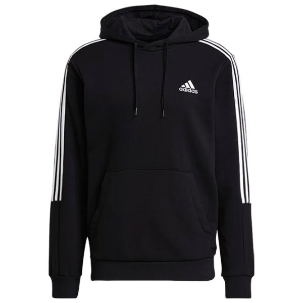 Hanorac pentru bărbați Adidas Fleece Cut 3 Stripes Drept/ Black photo 1