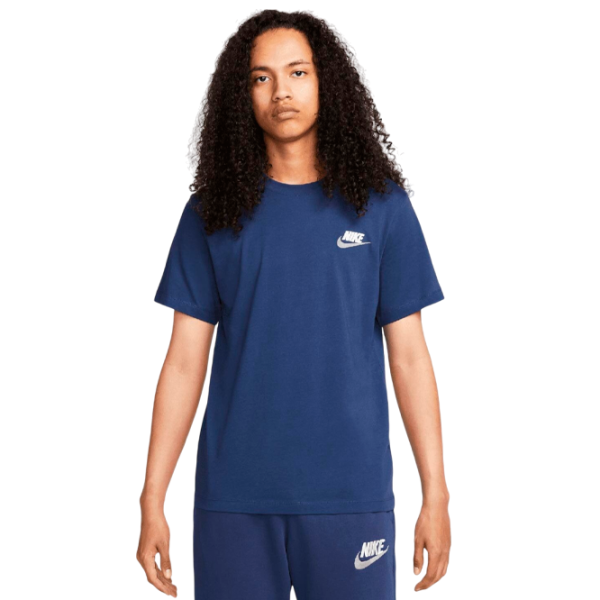 Футболка для мужчин Nike M Nsw Tee Club+ Lbr 100% хлопок/ Темно-синий photo 1