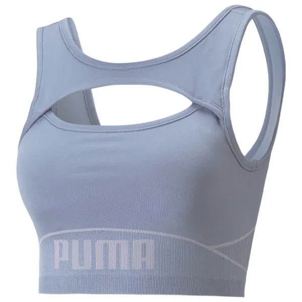 Bustieră pentru femei Puma Formknit Seamless Fashion Bra Lavender photo 1 Bustieră pentru femei Puma Formknit Seamless Fashion Bra Lavender photo 1