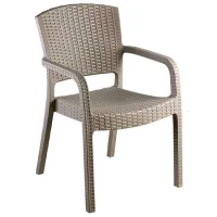 Садовый стул Sanja Verona Пластик/ Капучино