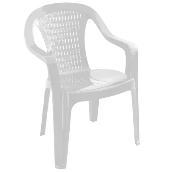 Scaun de grădină Sanja Valerija Varijant Plastic/ White photo 1