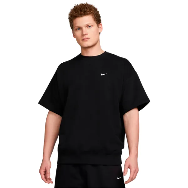 Tricou pentru bărbați Nike M Nk Solo Swsh Ft Ss Top 50-100% bumbac, 0-50% poliester/ Black photo 1