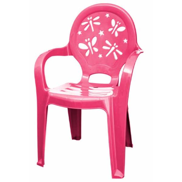 Садовый стул Sanja Violeta Пластик/ Розовый photo 1