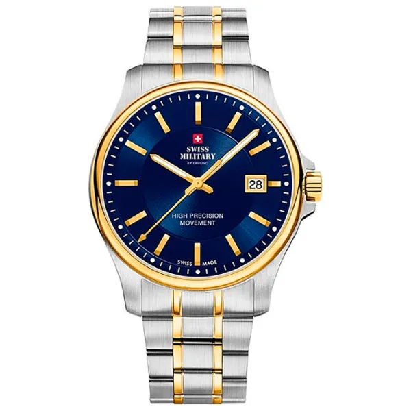 Ceas de mână pentru bărbați Swiss Military SM30200.06 Cuarț/ 39 mm photo 1 Ceas de mână pentru bărbați Swiss Military SM30200.06 Cuarț/ 39 mm photo 1
