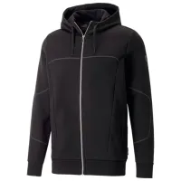 Hanorac pentru bărbați Puma Ferrari Style Hooded Jacket Drept/ Black