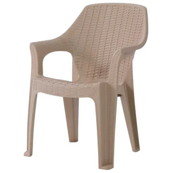 Scaun de grădină Magnus Babel Plastic/ Cappucino photo 1 Scaun de grădină Magnus Babel Plastic/ Cappucino photo 1