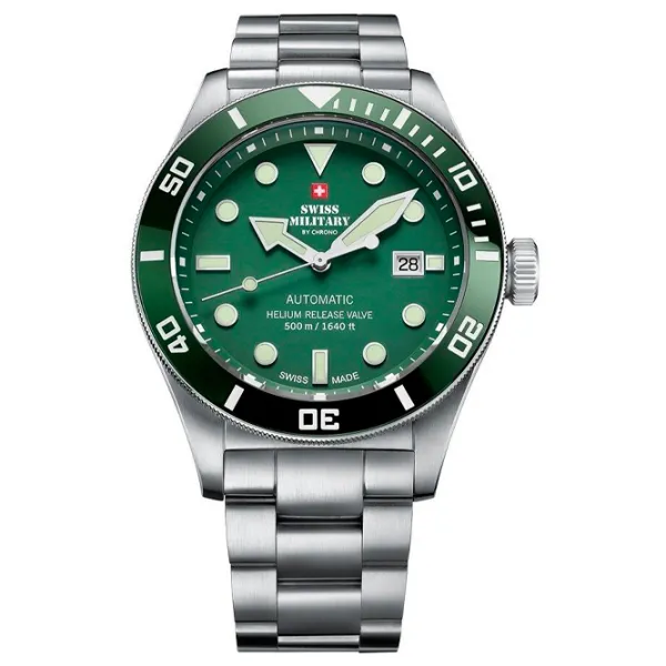 Ceas de mână pentru bărbați Swiss Military SMA34075.03 Mecanic/ 44 mm photo 1 Ceas de mână pentru bărbați Swiss Military SMA34075.03 Mecanic/ 44 mm photo 1