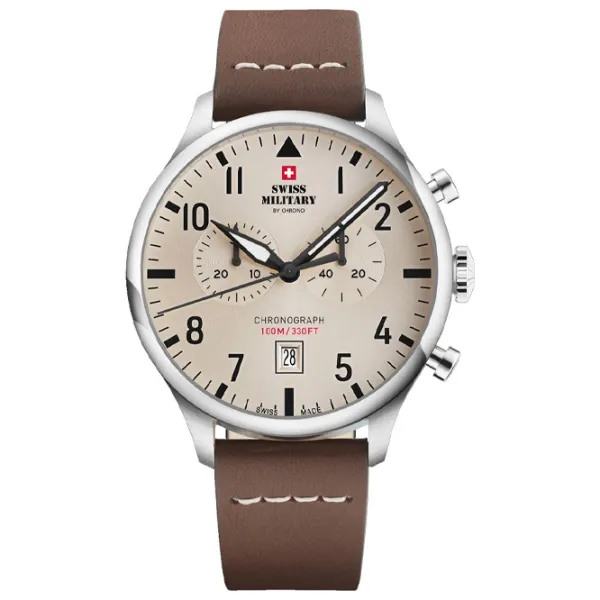 Ceas de mână pentru bărbați Swiss Military SM34098.09 Cuarț/ 42 mm photo 1