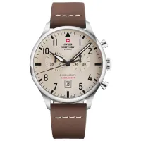 Ceas de mână pentru bărbați Swiss Military SM34098.09 Cuarț/ 42 mm