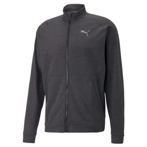 Hanorac pentru bărbați Puma Train Cloudspun Fz Jacket Drept/ Gray photo 1