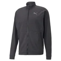 Hanorac pentru bărbați Puma Train Cloudspun Fz Jacket Drept/ Gray