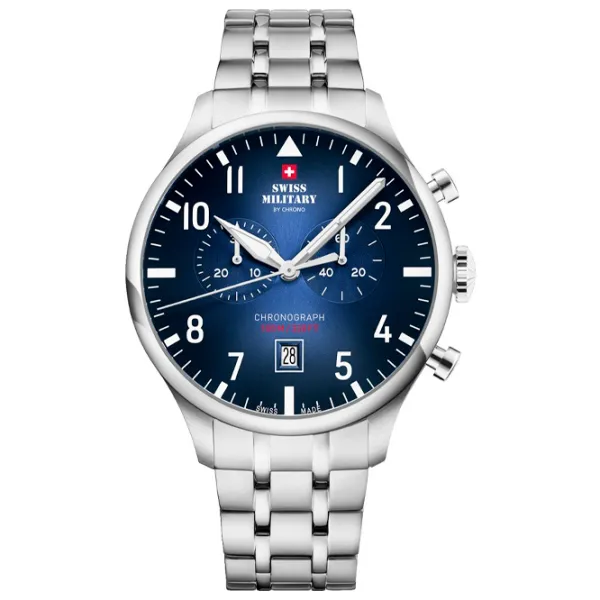 Ceas de mână pentru bărbați Swiss Military SM34098.03 Cuarț/ 42 mm photo 1 Ceas de mână pentru bărbați Swiss Military SM34098.03 Cuarț/ 42 mm photo 1