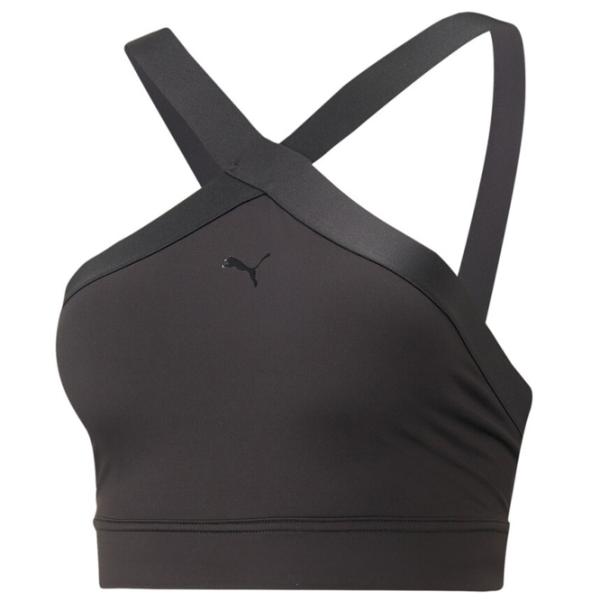 Топ для женщин Puma Flawless Sculpt Mid-Impact Longline Черный photo 1