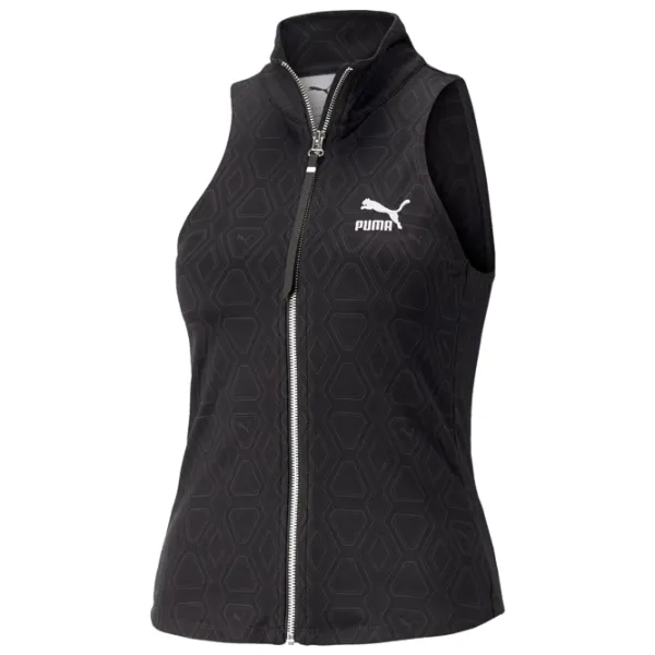 Bustieră pentru femei Puma Luxe Sport T7 Knitted Black photo 1 Bustieră pentru femei Puma Luxe Sport T7 Knitted Black photo 1