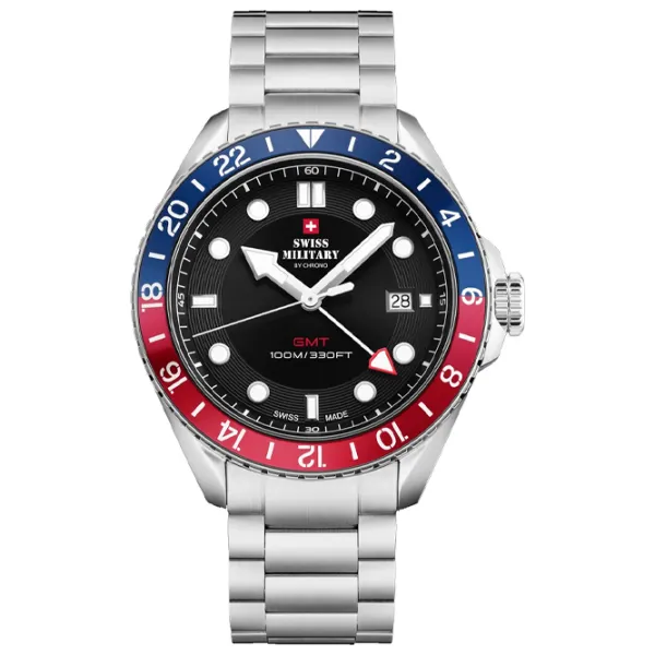 Ceas de mână pentru bărbați Swiss Military SM34095.01 Cuarț/ 42 mm photo 1