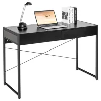 Офисный стол Costway CB10391DK Металл/ Черный