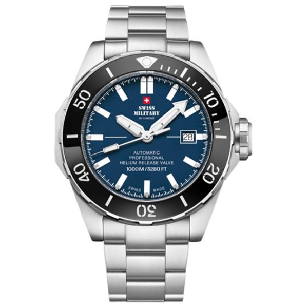 Ceas de mână pentru bărbați Swiss Military SMA34092.02 Mecanic/ 45 mm photo 1 Ceas de mână pentru bărbați Swiss Military SMA34092.02 Mecanic/ 45 mm photo 1