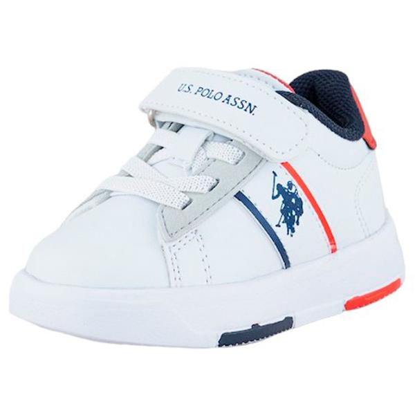 Adidași pentru băieți U.S. Polo Assn. 3W TRAVIS JR 3PR Primăvară - vară/ White photo 1