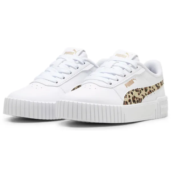 Кеды для девочек Puma Carina 2.0 Animal Update Ps Белый photo 1